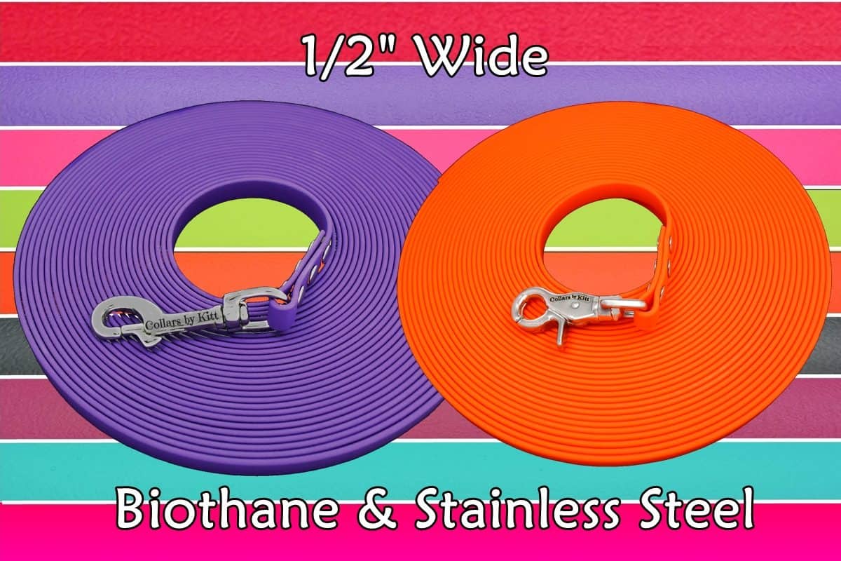 Biothane Tracking Line blaze orange!!