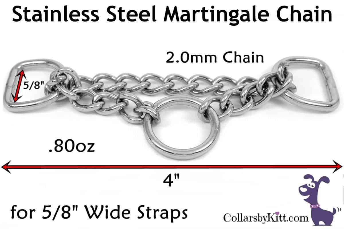 Stainless steel hot sale martingale chains