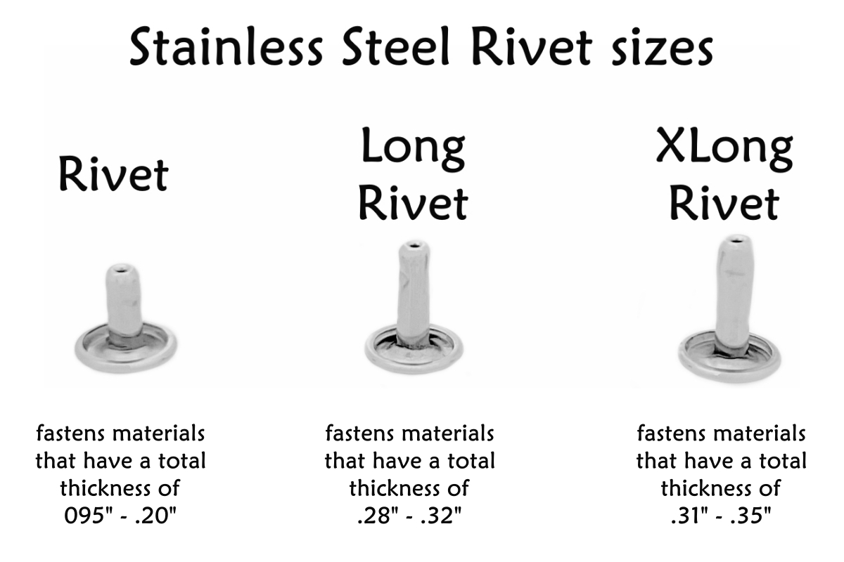Stainless Steel Rivets - Collars by Kitt
